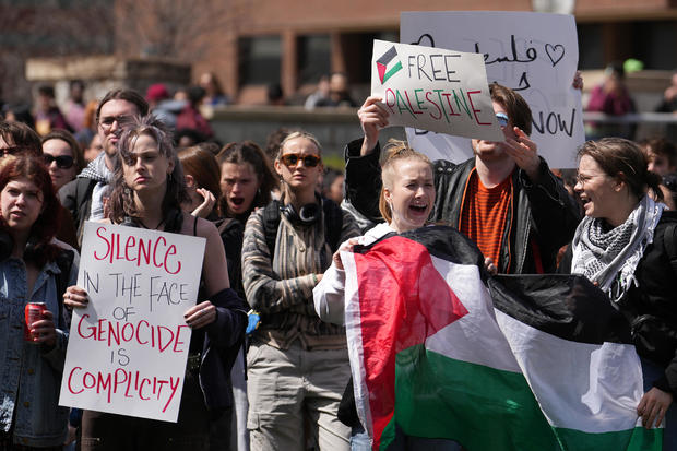 Demonstranten op universiteiten beloven demonstraties te zullen houden terwijl scholen kampen sluiten vanwege berichten over antisemitisme